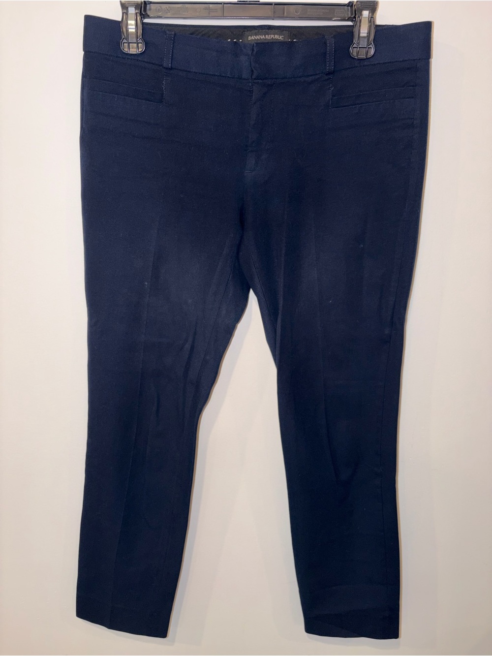 Banana Republic Sloan Navy Crop Ankle Pants